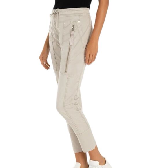 Mac Jeans Future Concept 2.08 Casual Canvas Utility Cropped Khaki Pants Sz 32 - Picture 2 of 11